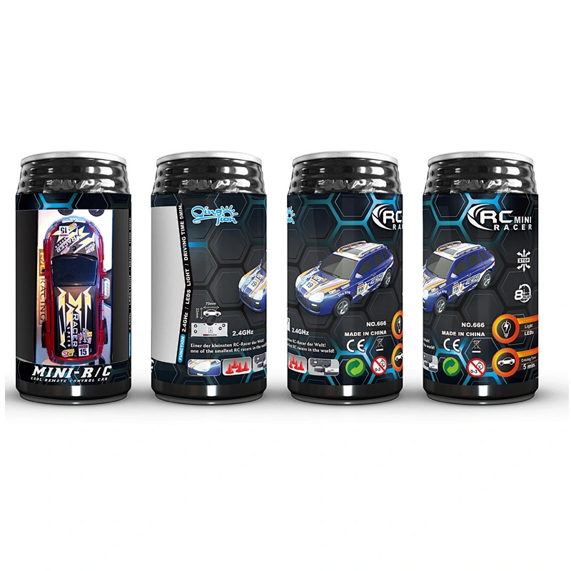 New arrival coke remote radio control 1:64 mini rc can car for kids