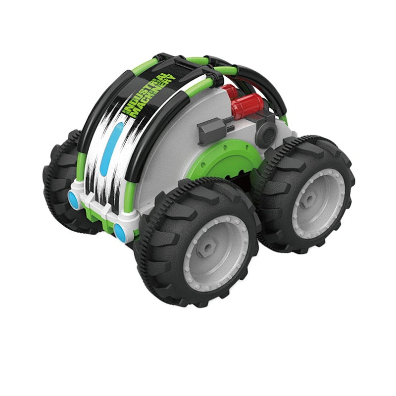 Amphibious remote control flip car toys stunt roll car