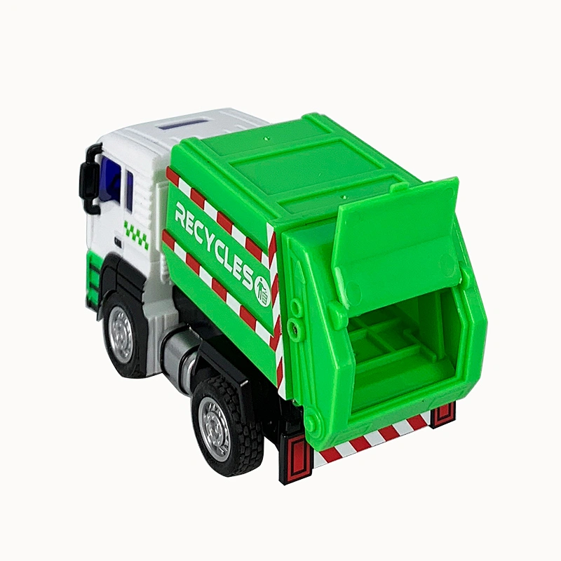 New arrival 1:64 scale 2.4G remote diecast garbage toy truck