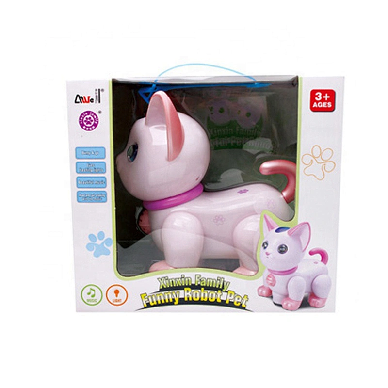 Education kids electric music pet toys remote control rc cat toy