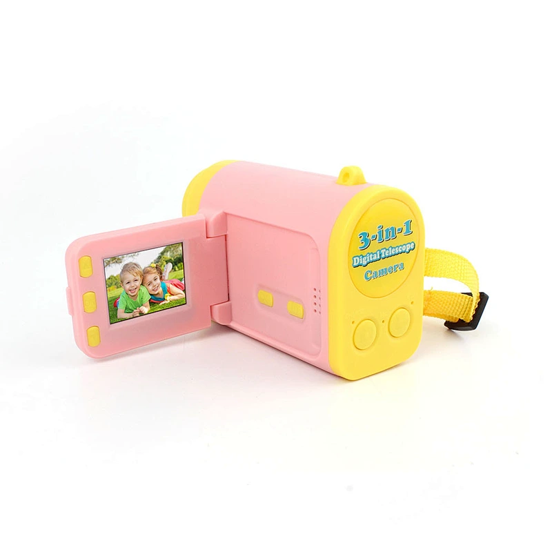 Pink children's 1080P dual lens video smart mini kids camera