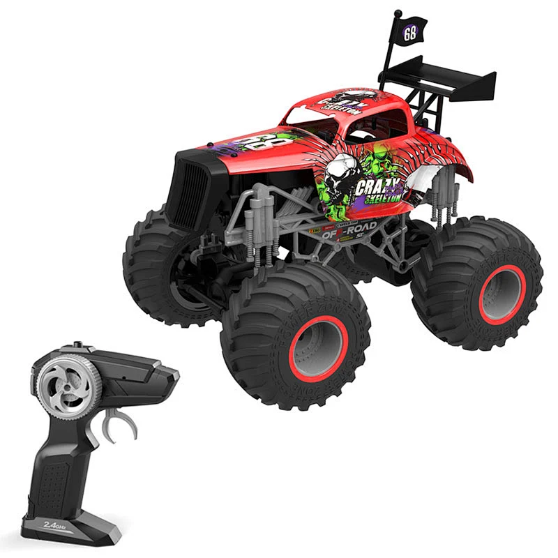 New arrival 1:16 big wheel toys rc remote offroad car for kids