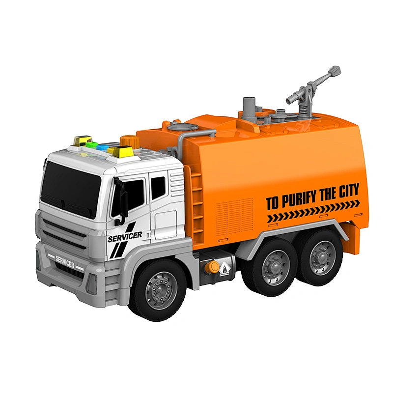 New arrival children friction sanitation garbage truck vehicle toy