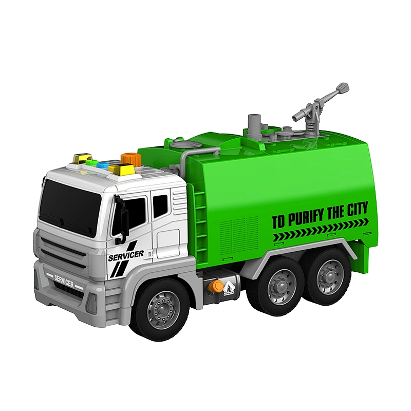 New arrival children friction sanitation garbage truck vehicle toy