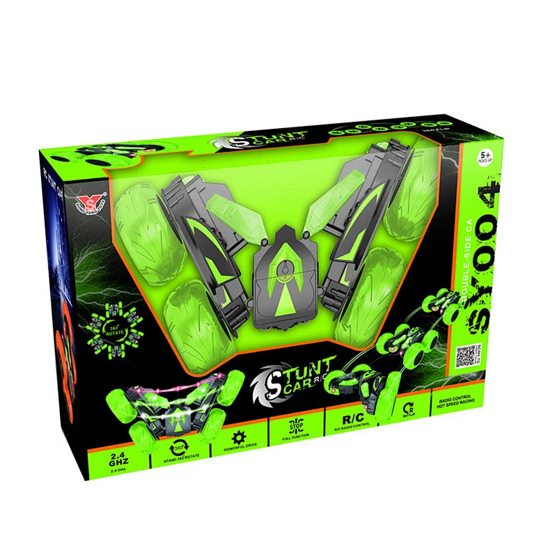 Hot selling remote control 2.4G drifting double rc stunt car
