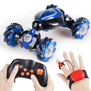 1:12 scale hand watch gesture remote control double sided stunt car