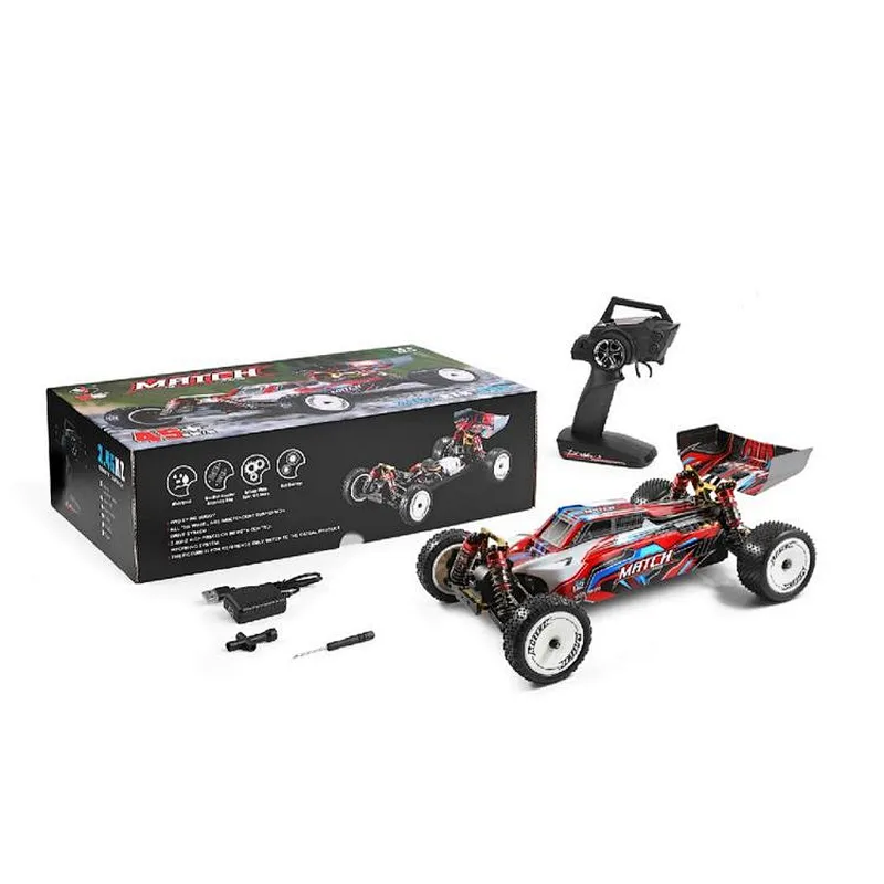 2.4G 1:10 scale  4WD RC Racing high speed alloy car WL104001