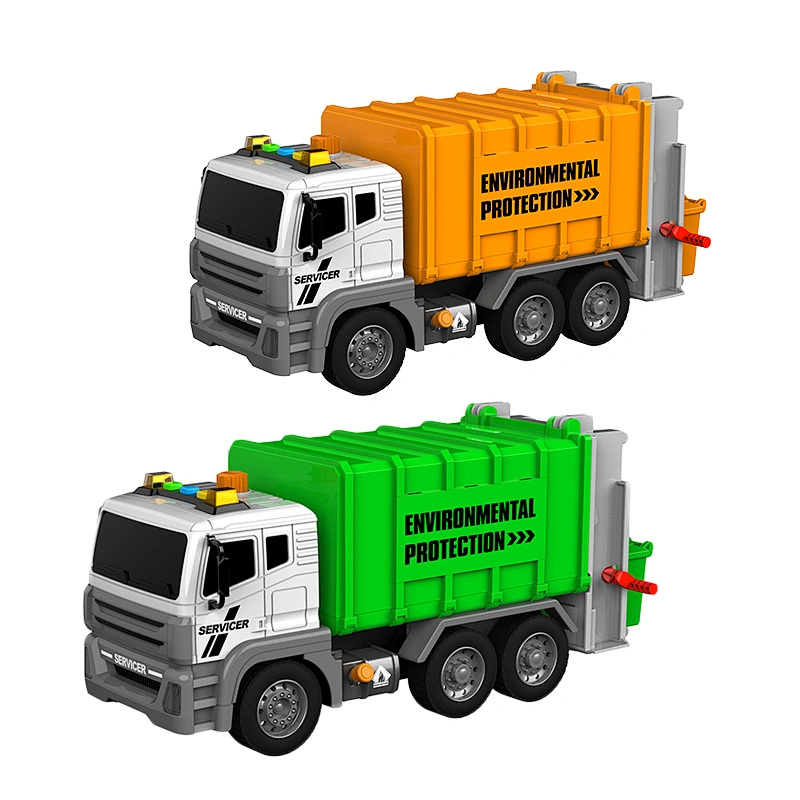 1:14 scale construction friction kids bucket garbage truck toy