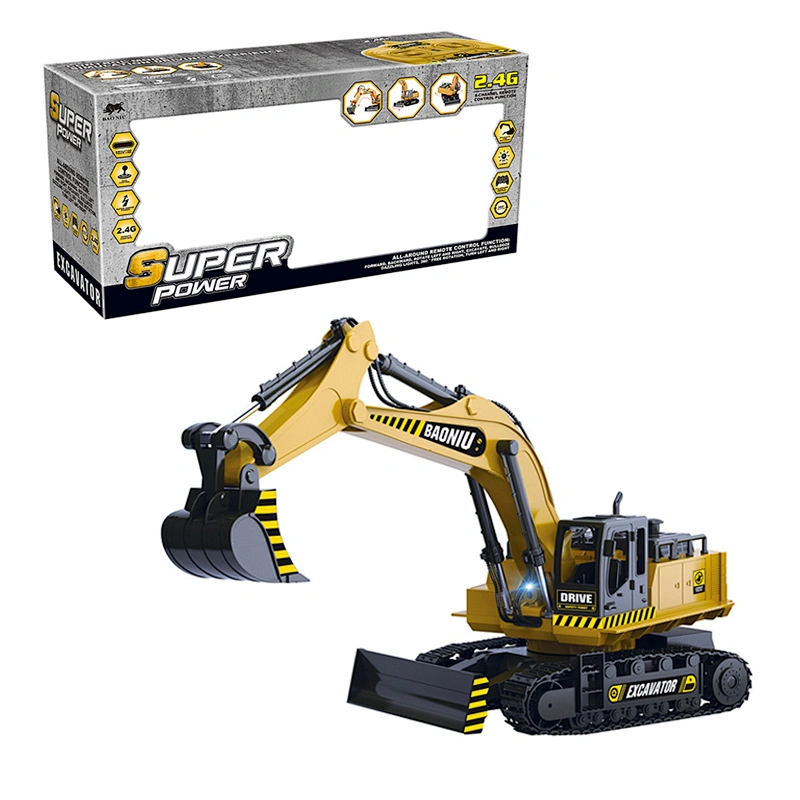 New arrival electric kids toy car control rc excavator