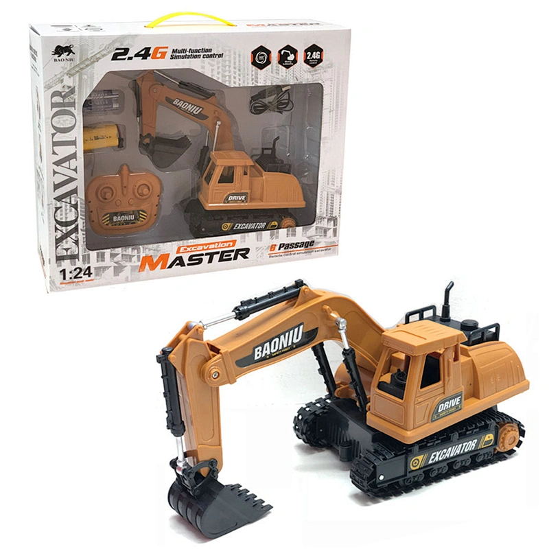 Remote control 2.4G engineering truck toy rc excavator toy