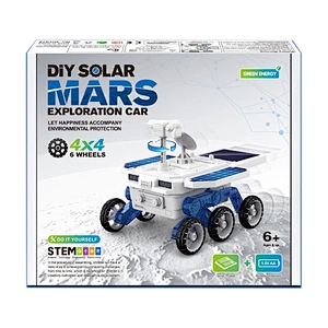 2021creativity item 4wd DIY016 mars solar powered car toys for children