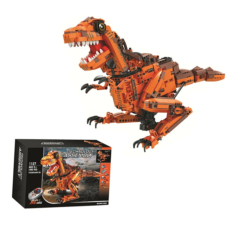 2020 Diy plastic creative dinosaur building blocks toys for kids