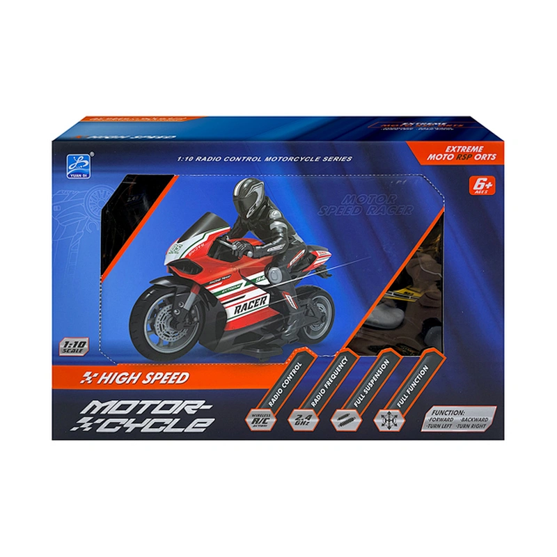 New item 1/10 high speed racing rc bike motorcycle for children