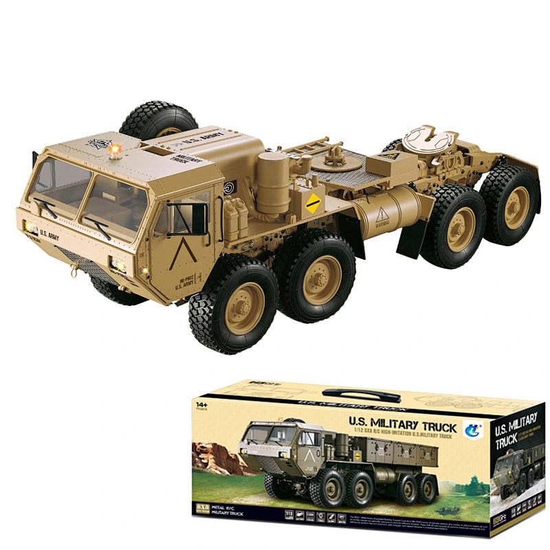 Remote control 8x8 crawler climbing army toys military rc truck