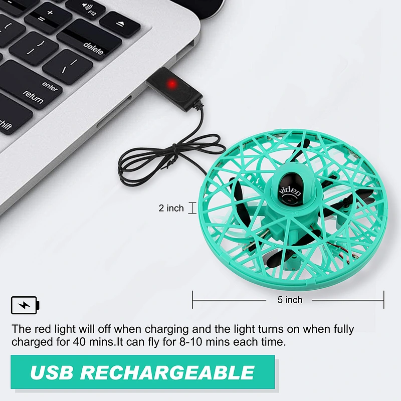 2in1 ufo video induction ball  aircraft drone with camera