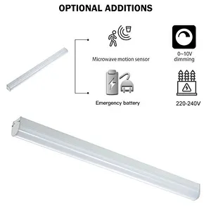 Hot sale smd adjustable 2ft 4ft 8ft 8ft 18 24 36 42 68 watt led batten strip light