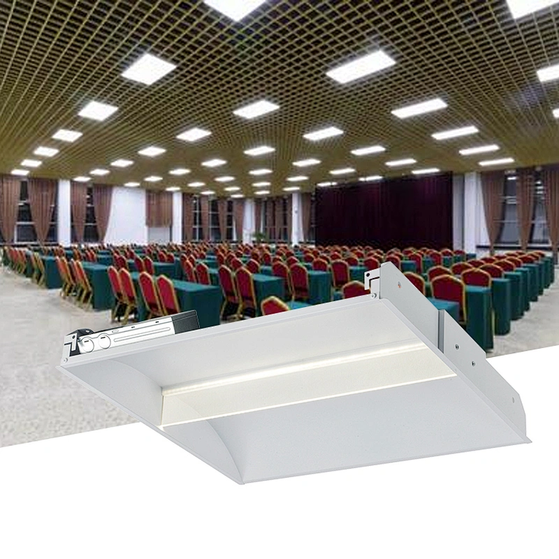 Sleet Sheet Warm White Library 24watt 36watt 42watt 50watt Led Troffer Lights