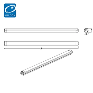 Top quality adjustable indoor waterproof ip65 4ft 8ft 36w 60w led vapor light