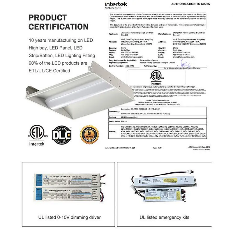 Low price steel sheet 2x2 2x4 24w 36w 42w 50w led office light