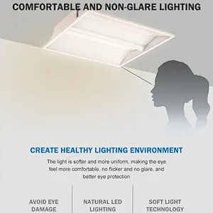 New design hospital hotel dimming 30watt 45watt linear led troffer light