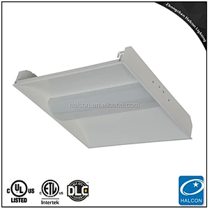 Office Light ETL DLC recessed light fixture Centre basket Indirect 2x2 2x4ft Led Troffer Light
