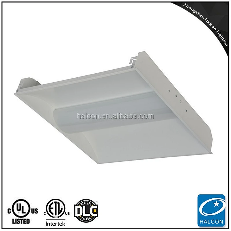Office Light ETL DLC recessed light fixture Centre basket Indirect 2x2 2x4ft Led Troffer Light