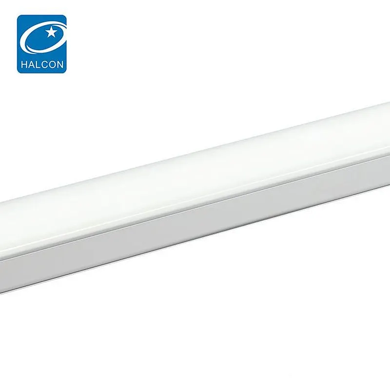 Low power library office waterproof ip65 4ft 36watt 8ft 60watt led batten strip light