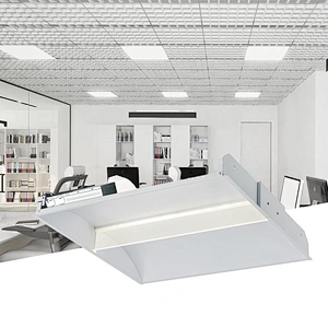 Halcon Factory Wholesale Office 24w 36w 42w 50w Indoor Led Flat Troffer Light