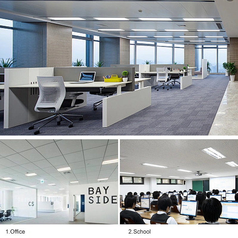 HALCON Super Brightness CE ETL Indoor Office School 30W 45W Led Troffer Light