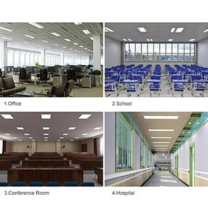 CE Approved Indoor 24watt 36watt 42watt 50watt 2x4 Led Surface Troffer Lights