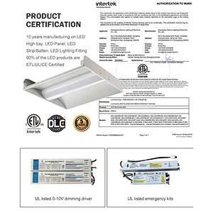 Quality supplier hanging surface mounted 24 36 42 50 watt led panel troffer lamp