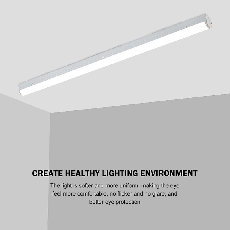 Surface mounted small narrow 2ft 4ft 5ft 6ft 30w 40w 50w 60w slim linear led panel batten light