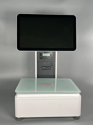 Cash register weighing identification