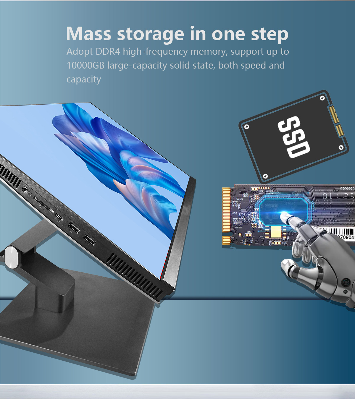 Computer in one machine in one