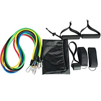 11pcs Fitness Tension Rope Resistance Bands Sets for Fitness Training Yoga Gym Pilates Sports Workout