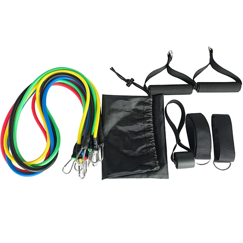 11pcs Fitness Tension Rope Resistance Bands Sets for Fitness Training Yoga Gym Pilates Sports Workout