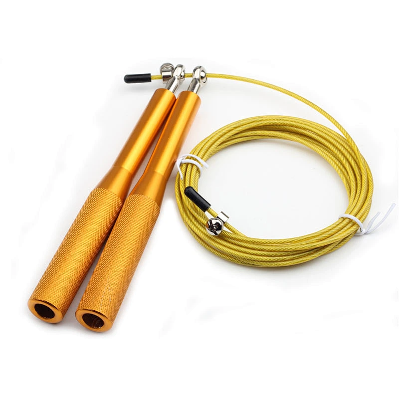 Adjustable Fitness Training Gym Weighted Metal Speed Jump Rope For Workout