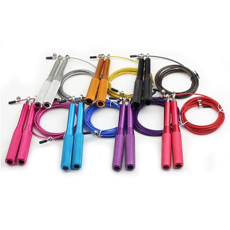 Adjustable Fitness Training Gym Weighted Metal Speed Jump Rope For Workout