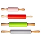 wooden handle silicone rolling pin