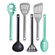 6 in one standable nylon kitchen utensil set