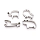 Animal shape stainless steel cookie cutter