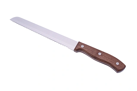 bread knife steel handle