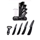 Black color knife set