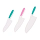 set of 3 plastic bread knife