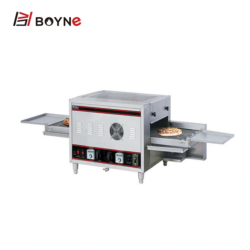 Stainless Steel 18 Inch Commercial Pizza Oven / Gas Conveyor Pizza oven with belt