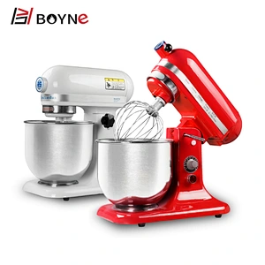 Boyne Hot Selling New Design Multi-Functional High Speed Stainless Steel Body Mixing Stand Cake Milk Mixer