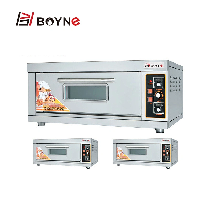 Commercial Stainless Steel Bakery Single Deck One Tray Bread Oven