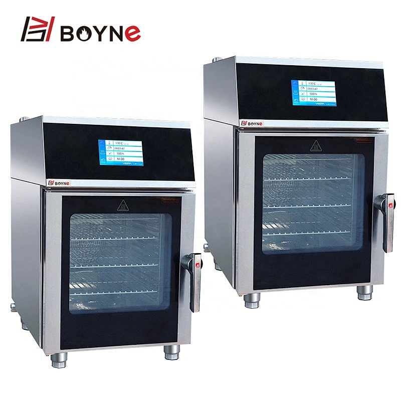 Electric Touch Screen Version Combi Oven 4 Trays Steaming Roasting And Baking Oven