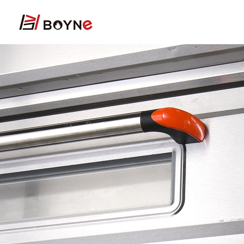 Gas Stainless Steel Single Deck Two Trays Commercial Bakery Equipment Deck Oven