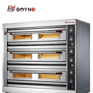 Bread Baking Electric Deck Oven Used For Pizza Cookies Pastry Baking